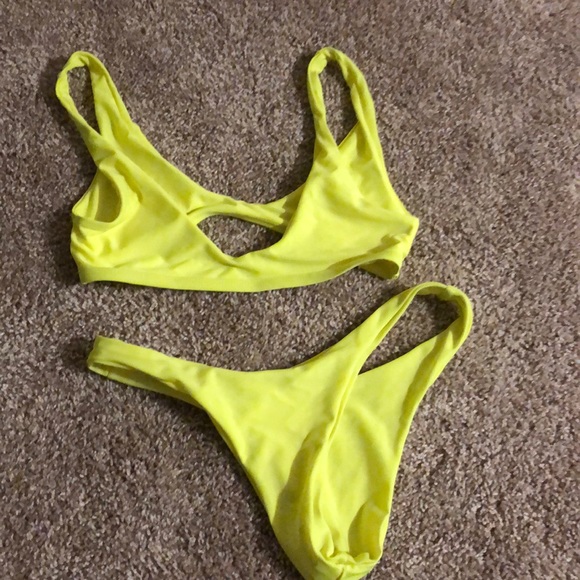 SHEIN Other - Lime green sz M two bathing suit